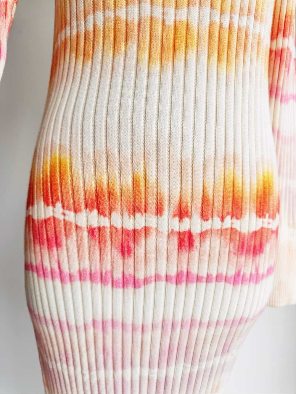 Anthropologie Daily Practice High Tide Tie Dye Ribbed Midi Dress Large - Picture 3 of 8